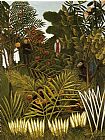 Henri Rousseau Canvas Paintings - Exotic Landscape